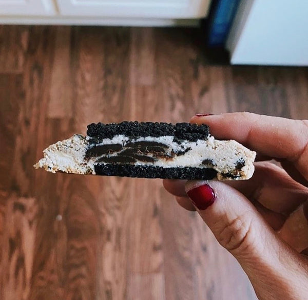 Cookies and cream sandwich