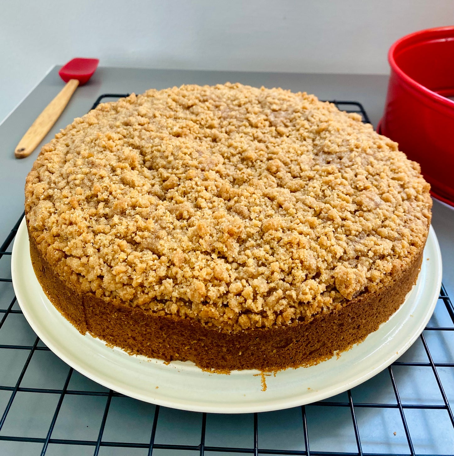 Pumpkin coffee cake