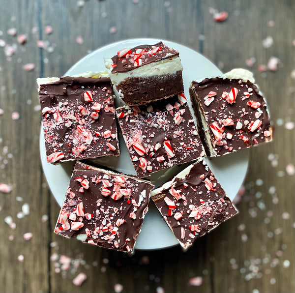 Peppermint brownies